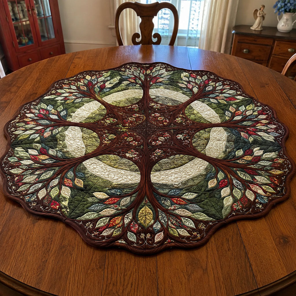 Colors of Life Custom Shape Quilted Table Topper SN0PT720