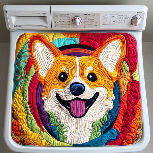 Corgi Colors Quilted Washer and Dryer Cover NCU0NXD170