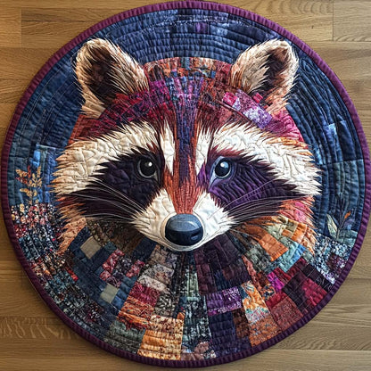 Cottage Bandit Quilted Round Mat NCU0DV4104