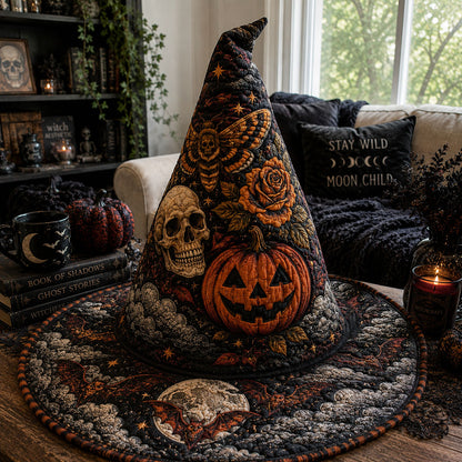 Cottage Of Shadows Quilted Witch Hat SN0PT562