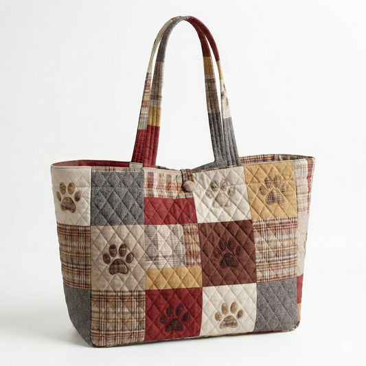 Country Paws Quilted Classic Tote Bag SN0NT004