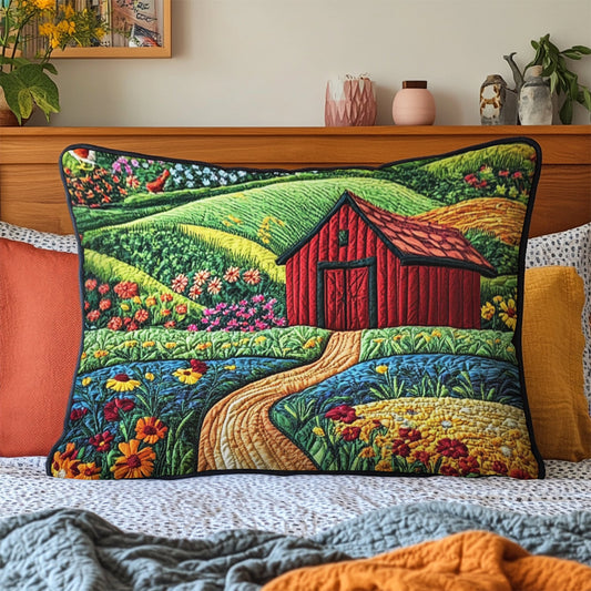 Country Charm Quilted Bedding Pillow Case NCU0VH4039