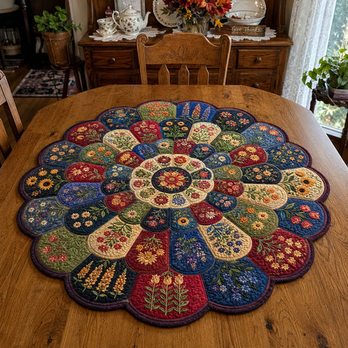 Country Comfort Custom Shape Quilted Table Topper SN0PT462