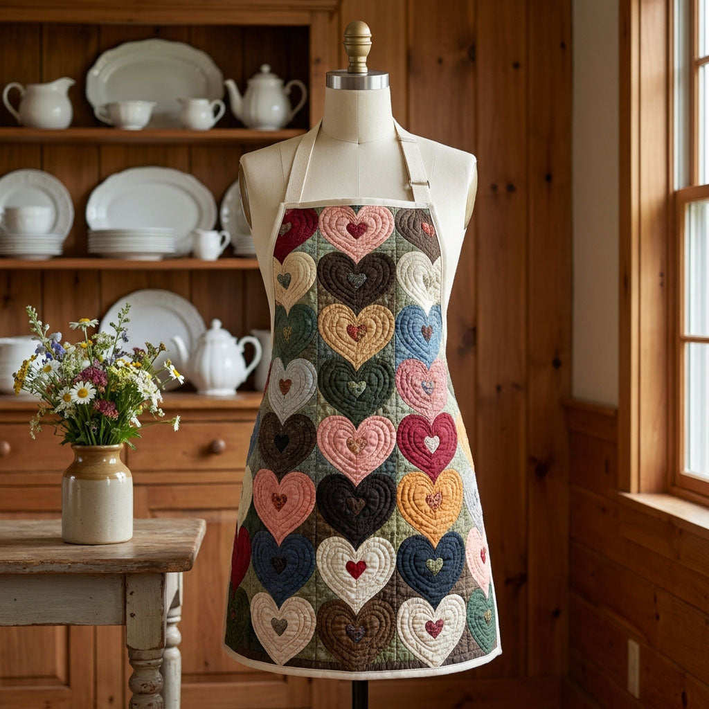Country Heartstrings Quilted Apron SN0PT125