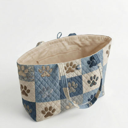 Cozy Paws Quilted Classic Tote Bag SN0NT002