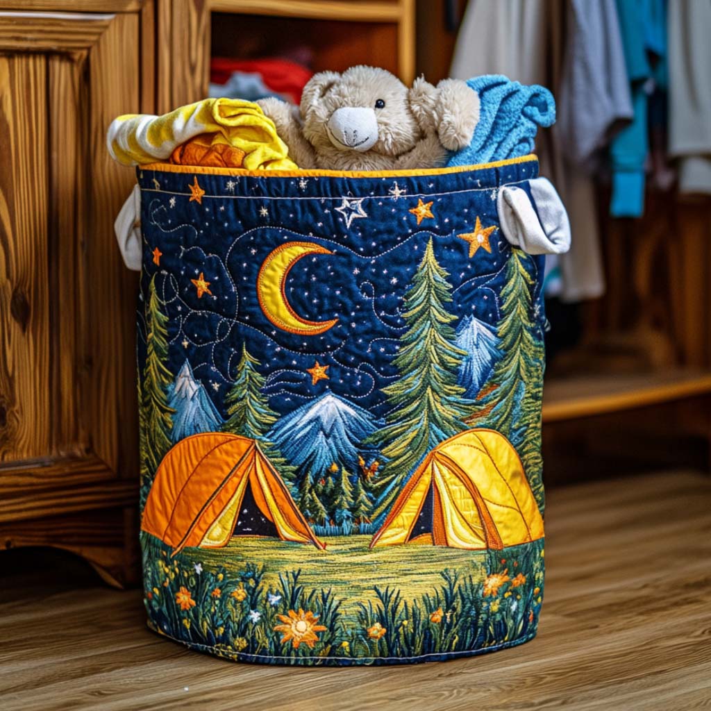 Cozy Adventure Quilted Laundry Basket NCU0NNT1479