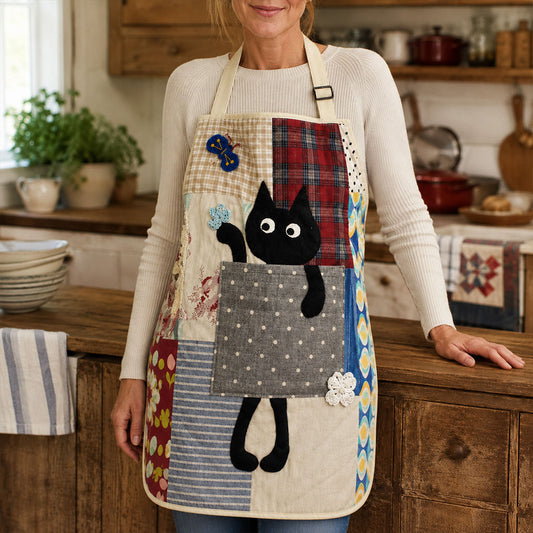 Cozy Cat Tales Quilted Apron SN0PT168