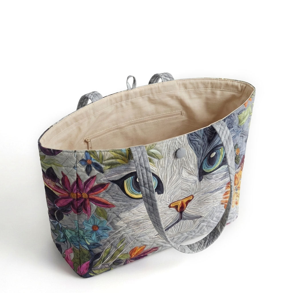 Cozy Cats Quilted Classic Tote Bag SN0DK022