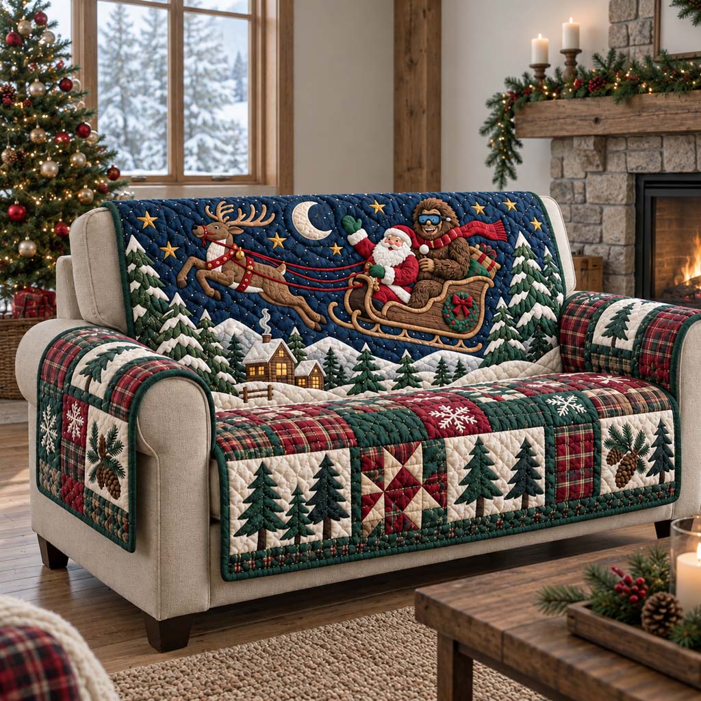 Cozy Duo Quilted Sofa Cover SN0HH0815