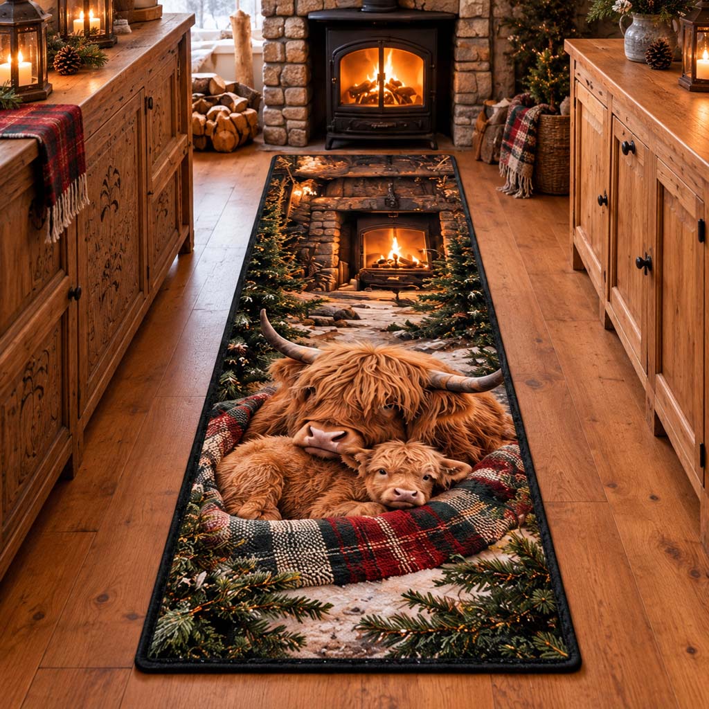 Cozy Highland Calf Runner Carpet SN0HH0928