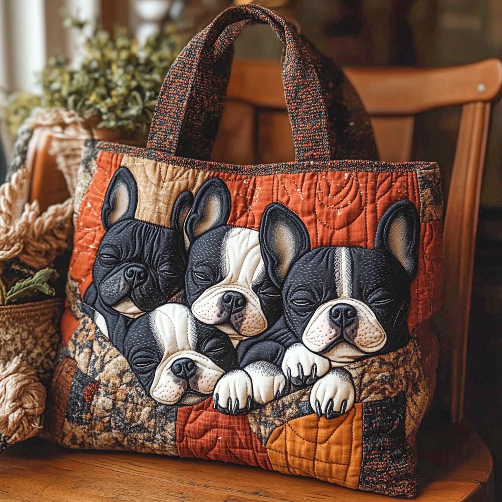 Cozy Quartet Quilted Tote Bag NCU0XD1444
