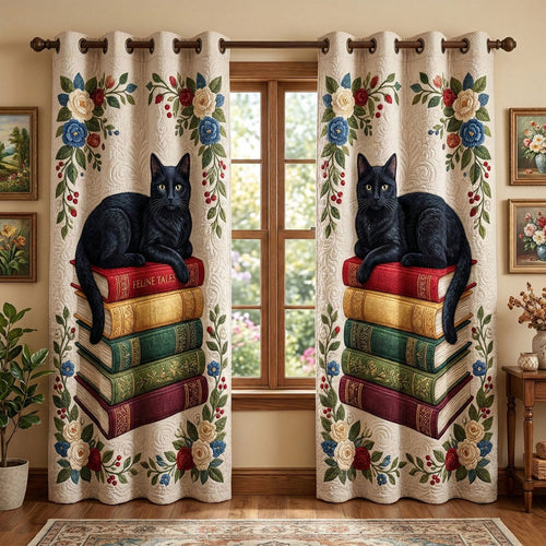 Cozy Reader Quilted Curtains NCU0ND55