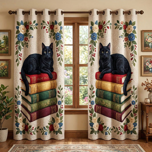 Cozy Reader Quilted Curtains NCU0ND55