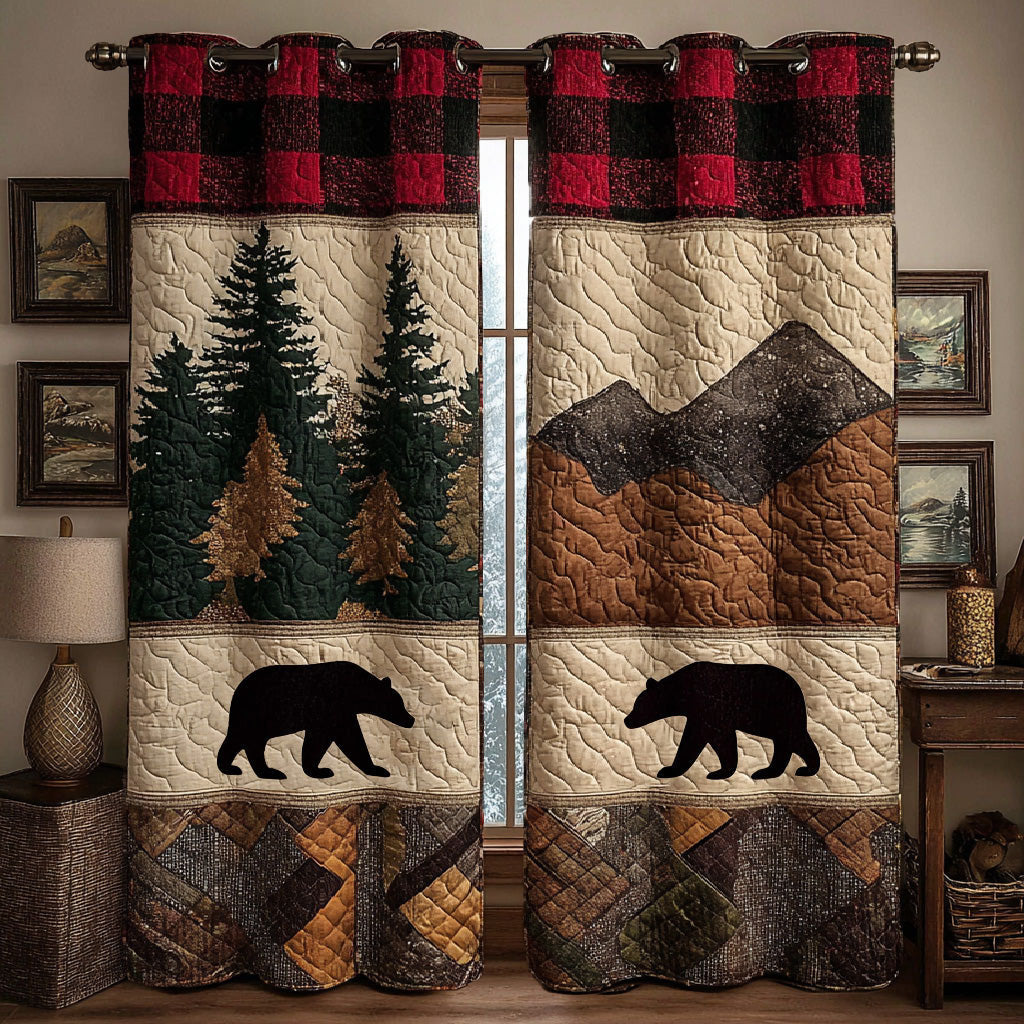 Cozy Timber Quilted Curtains NCU0DH760