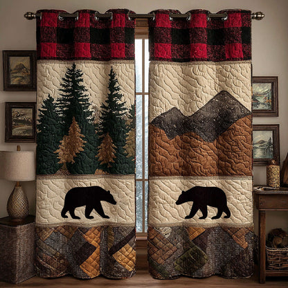 Cozy Timber Quilted Curtains NCU0DH760
