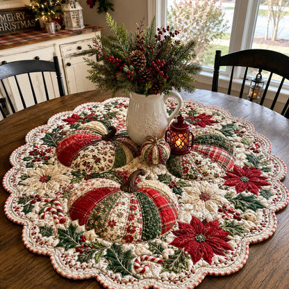 Cozy Timeless Custom Shape Quilted Table Topper SN0PT559