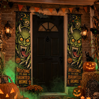 Creeping Nightmare Welcome Door Banner SN0PT253