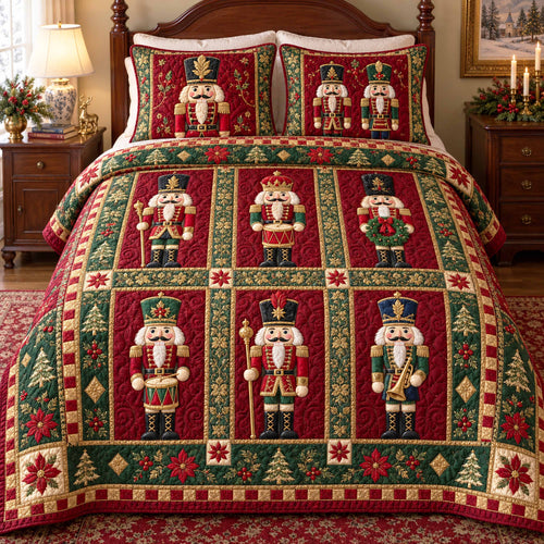 Crimson Guard 3-Piece Quilted Bedding Set SN0TD1139