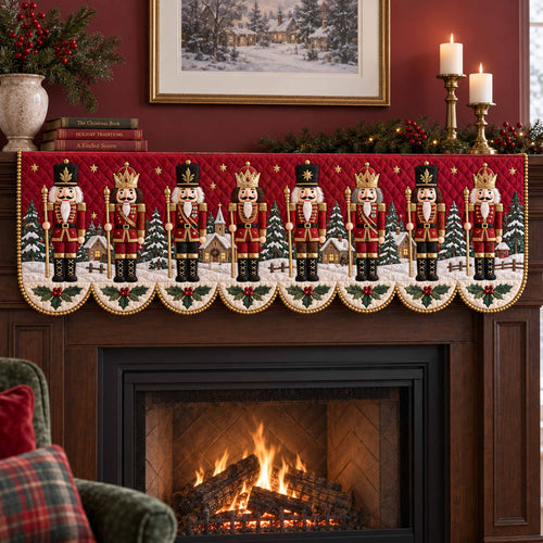 Crimson Guard Quilted Mantel Scarf SN0TD1076