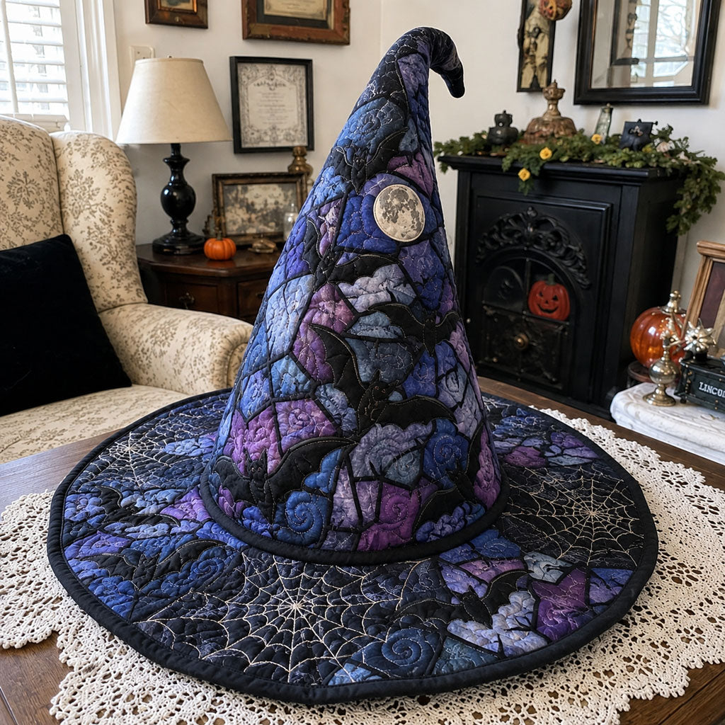 Crimson Web Quilted Witch Hat SN0PT754