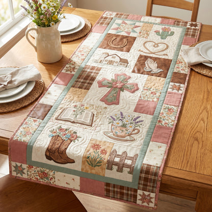 Crossroads Faith Quilted Table Runner SN0DV071