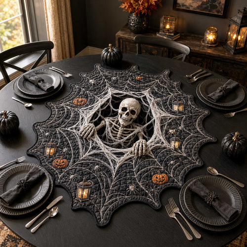 Crypt Entrance Custom Shape Quilted Table Topper SN0TD336