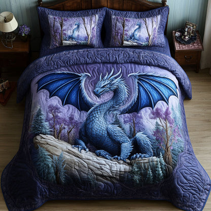 Crystal Breath 3-Piece Quilted Bedding Set NCU0DV2763