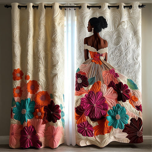 Cultural Harmony Quilted Curtains NCU0TN228