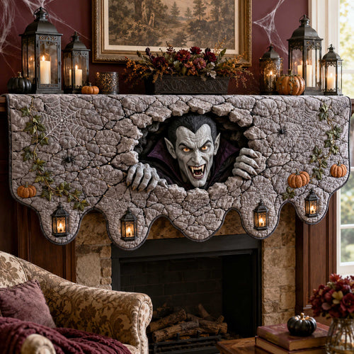 Cursed Hollow Quilted Mantel Scarf SN0TD319