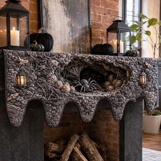 Cursed Hollow Quilted Mantel Scarf SN0TD323