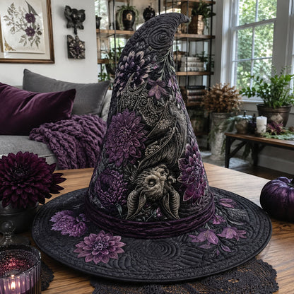 Dark Botanica Quilted Witch Hat SN0PT564