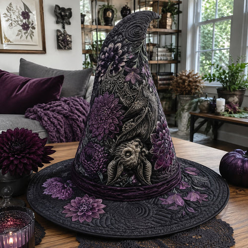Dark Botanica Quilted Witch Hat SN0PT564