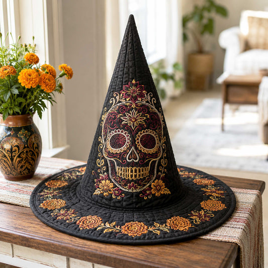 Dark Mystic Quilted Witch Hat SN0TD116