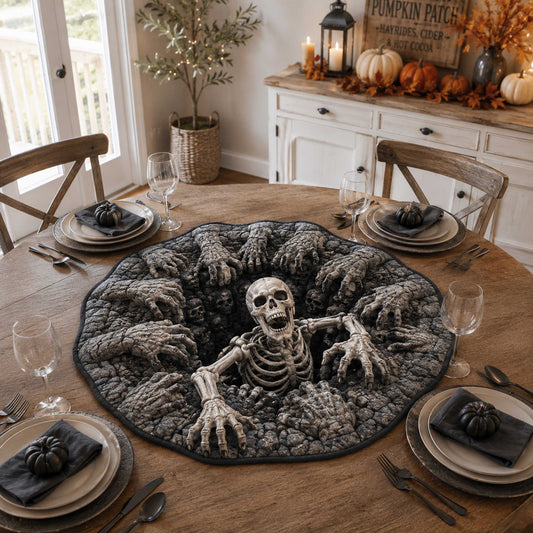Dark Portal Custom Shape Quilted Table Topper SN0TD335