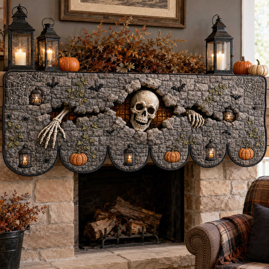 Dark Portal Quilted Mantel Scarf SN0TD317