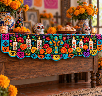 Day of Spirits Quilted Mantel Scarf SN0TV330