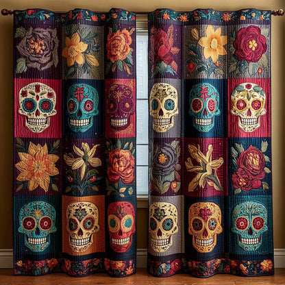 Daydream Garden Quilted Curtains NCU0QQ237