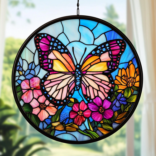 Delicate Wings Butterfly - Window Hanging Suncatcher NCU0PD012