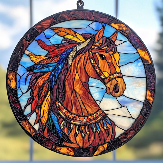 Desert Runner Horse - Window Hanging Suncatcher NCU0PD023