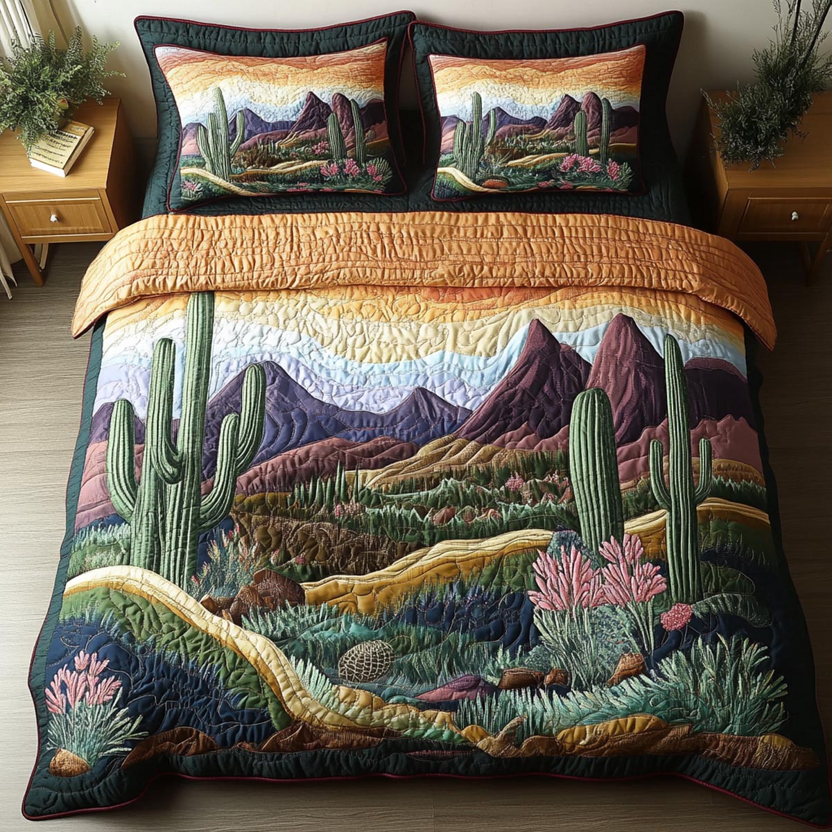 Desert Bloom Duvet Cover Set NCU0DDK406