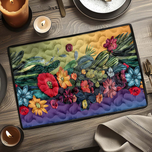 Desert Bloom Quilted Place Mat NCU0VH2497