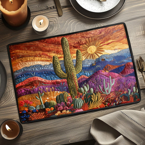 Desert Bloom Quilted Place Mat NCU0VH3814