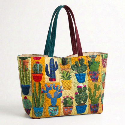Desert Garden Quilted Classic Tote Bag SN0NT035