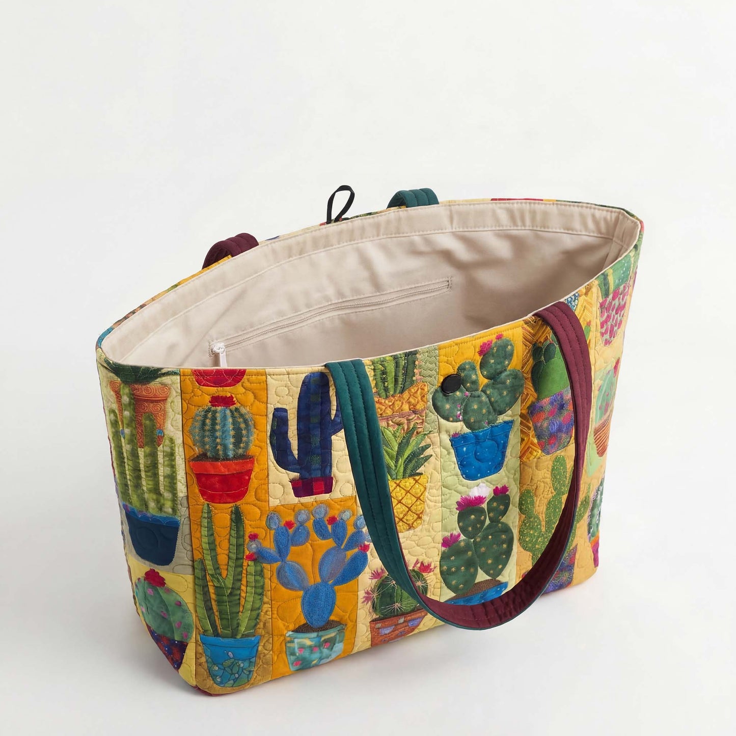 Desert Garden Quilted Classic Tote Bag SN0NT035