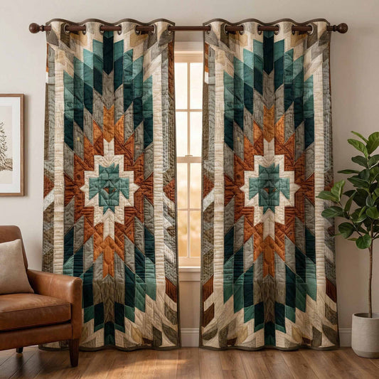 Desert Harmony Quilted Curtains NCU0DX080