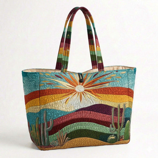 Desert Horizon Quilted Classic Tote Bag SN0NT039