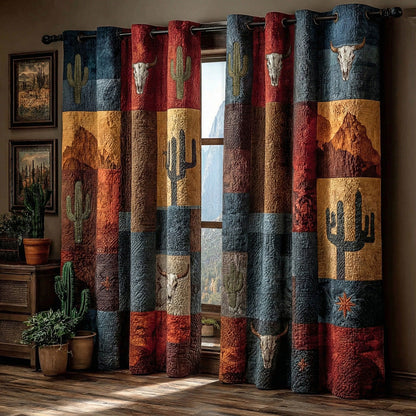 Desert Mosaic Quilted Curtains NCU0DH810