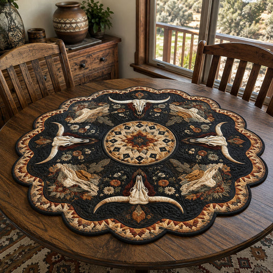 Desert Roots Custom Shape Quilted Table Topper SN0PT806