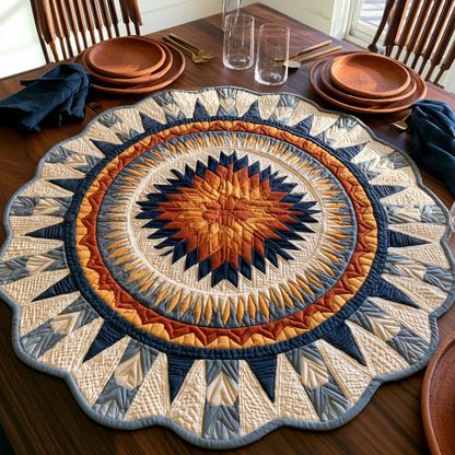 Desert Sun Custom Shape Quilted Table Topper NCU0LV210