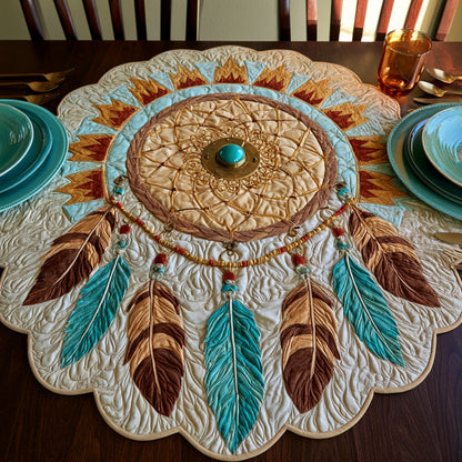Desert Sun Custom Shape Quilted Table Topper NCU0LV255